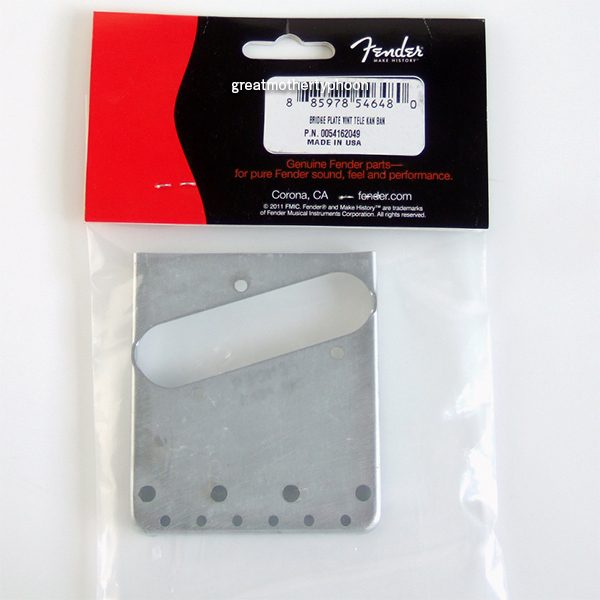 送料コミ追跡アリ◆新品◆フェンダーテレキャスター用ブリッジプレート0054162049★Fender Bridge Plate VINT TELE KAN BAN0054162000の画像3