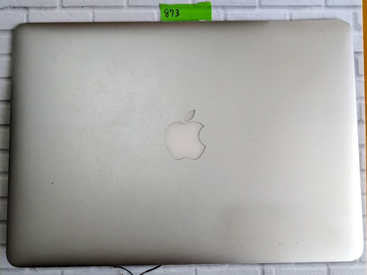 液晶ディスプレイ トップカバー　Apple MacBook Air A1466 13インチ 2013 2014 2015 2017 ホワイトスポット、曲がりあり　管理番号　873