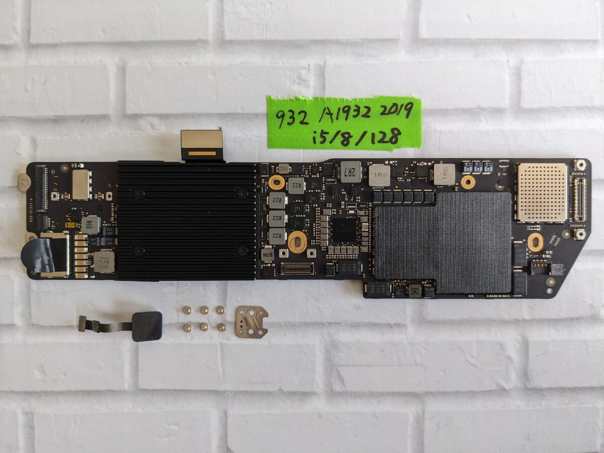 MacBook Air Retina13inch 2019 A1932 シルバー ロジックボード Intel Core i5-1.6GHz/8GB/128GB 管理番号932の画像1