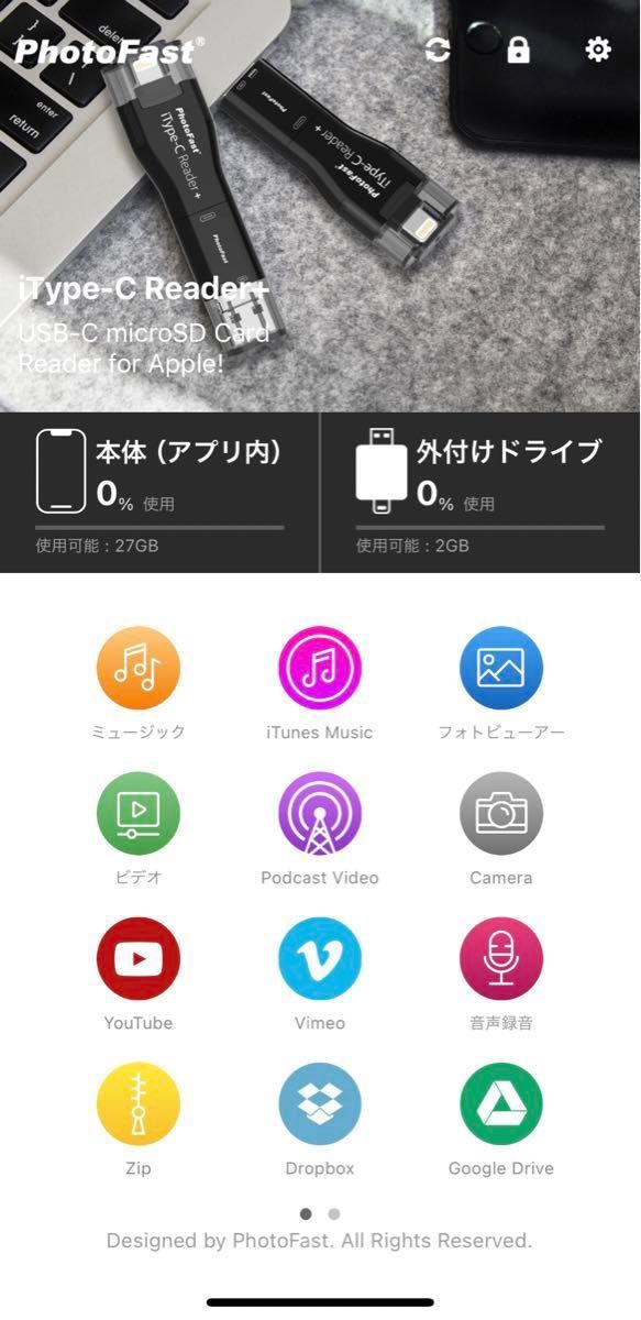 ■特価 PhotoFast 4in1 iOS＆Android Win microSD カードリーダー ITCREADER＋ 