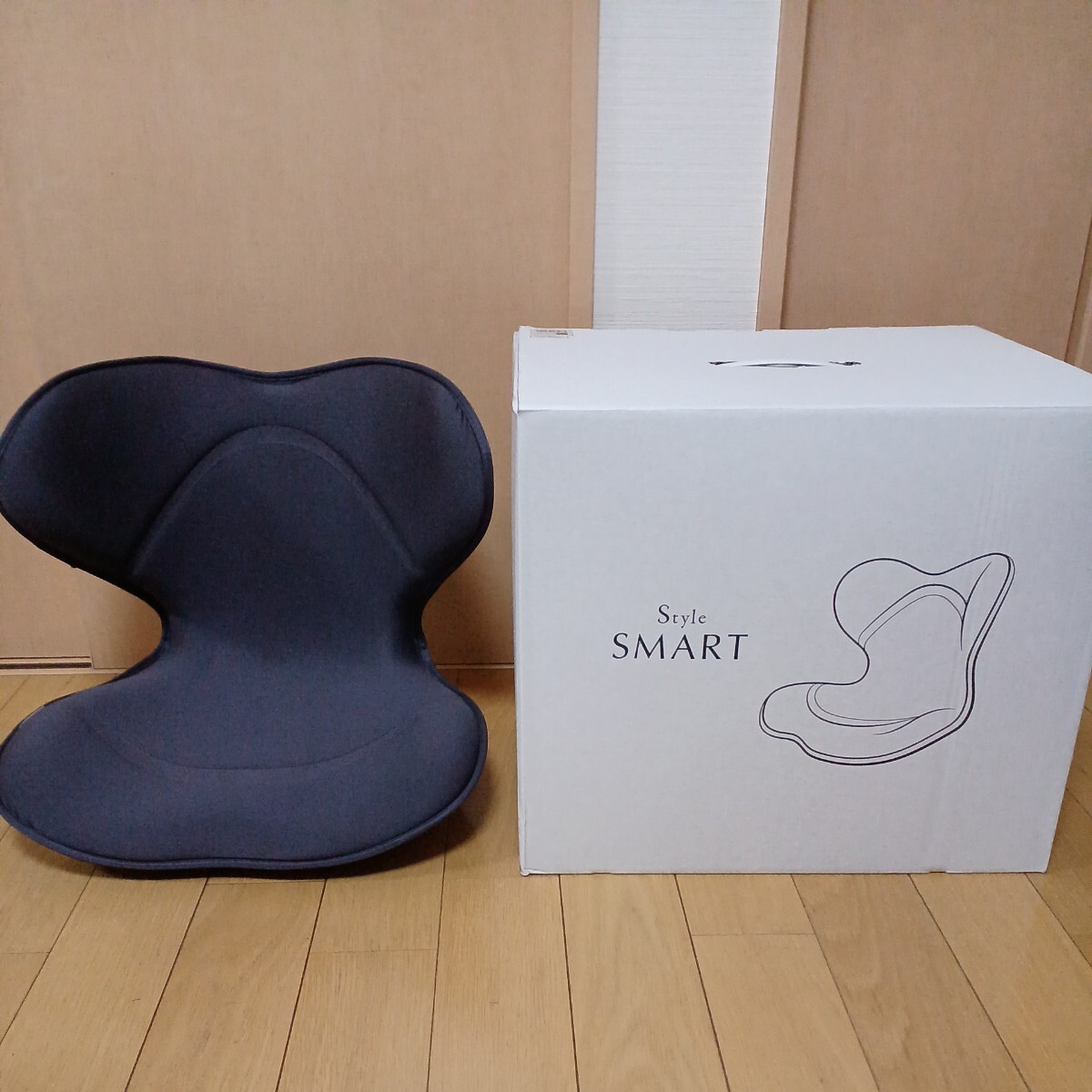 骨盤矯正サポートチェア　Style SMART 骨盤矯正ブラウン　椅子　座椅子　健康器具_画像1