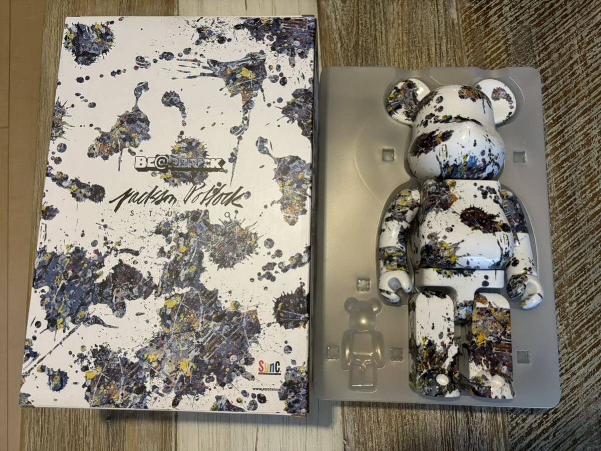 ☆400%のみ☆Jackson Pollock Studio SPLASH ベアブリック/BE ☆400%のみ☆Jackson Pollock Studio SPLASH ベアブリック/BE
