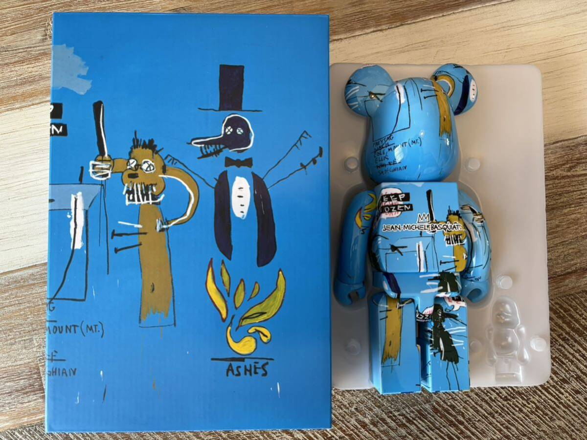 ★400%のみ★ JEAN-MICHEL BASQUIAT #9 ベアブリック/BE@RBRICK(メディコムトイ・フィギュア・バスキア)_画像2