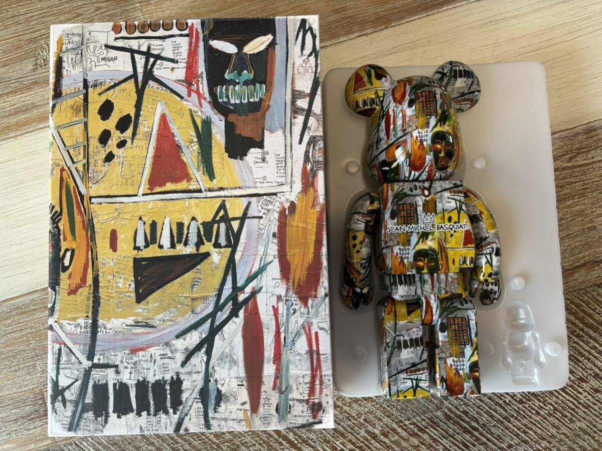 ★400%のみ★ JEAN-MICHEL BASQUIAT 1st. ベアブリック/BE@RBRICK(メディコムトイ・フィギュア・バスキア)