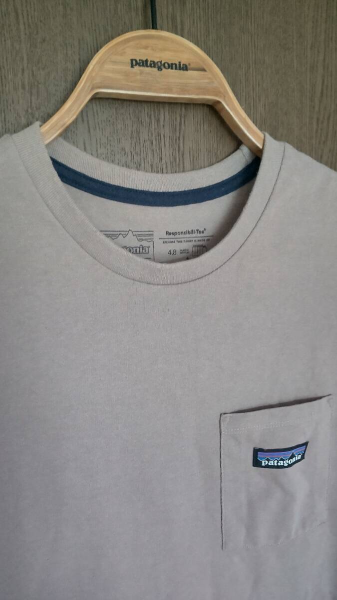 【売切り】パタゴニア コットン・ポリ・レスポンシビリティ・ポケット・Tシャツ メンズM PATN 美品 格安出品の画像1
