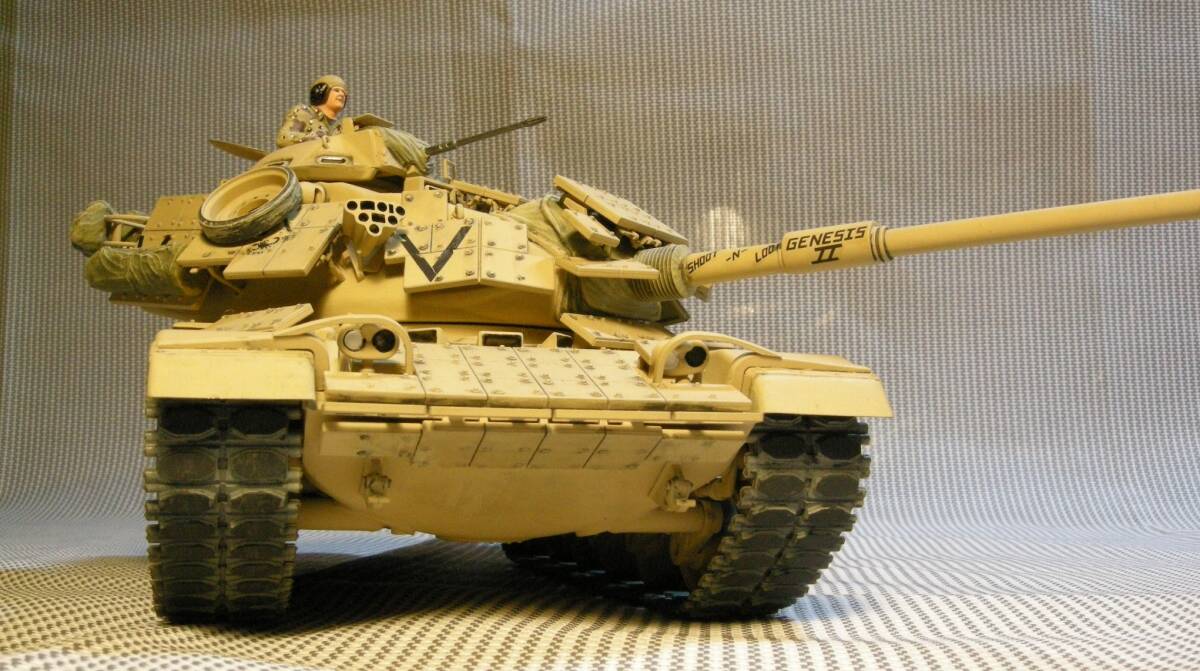 1/35 タミヤ U.S.MARINE M60A1 w/REACTIVE ARMOR 完成品の画像9