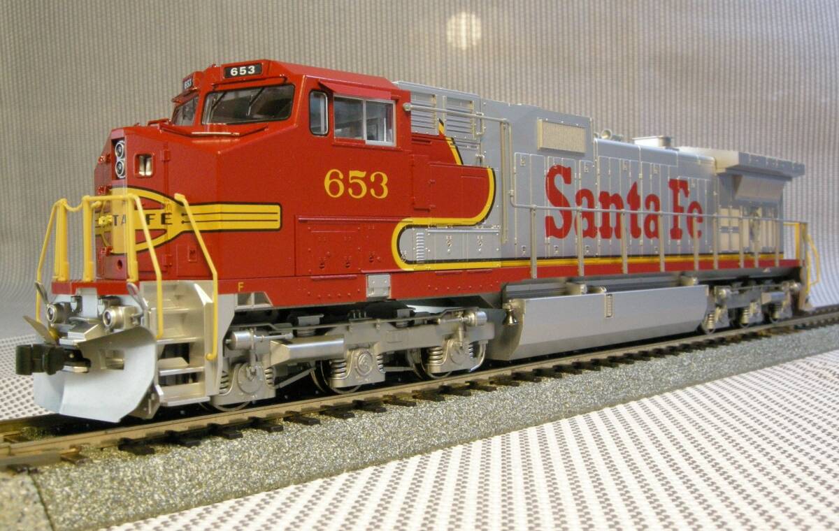 HO KATO カトー GE C44-9W Santa Fe #653 No.37-6156の画像3