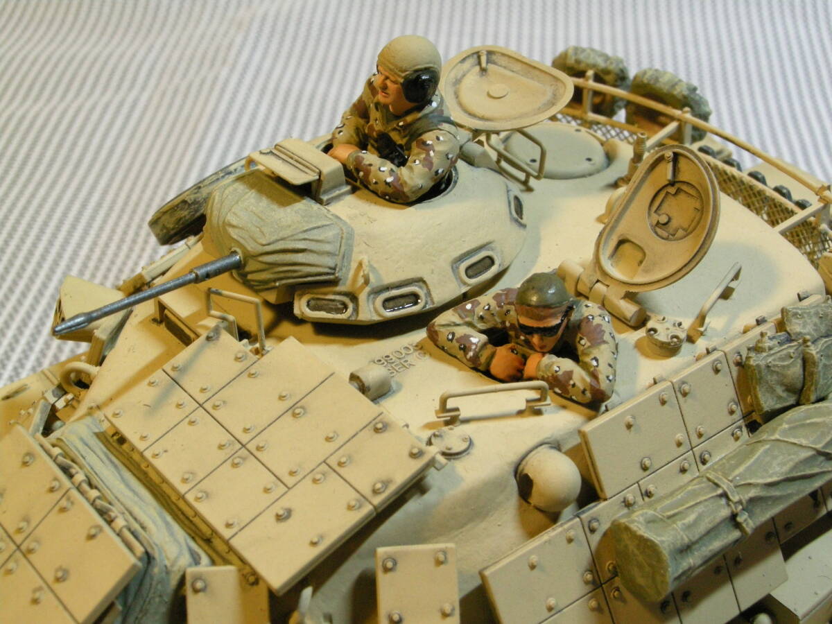 1/35 タミヤ U.S.MARINE M60A1 w/REACTIVE ARMOR 完成品の画像4