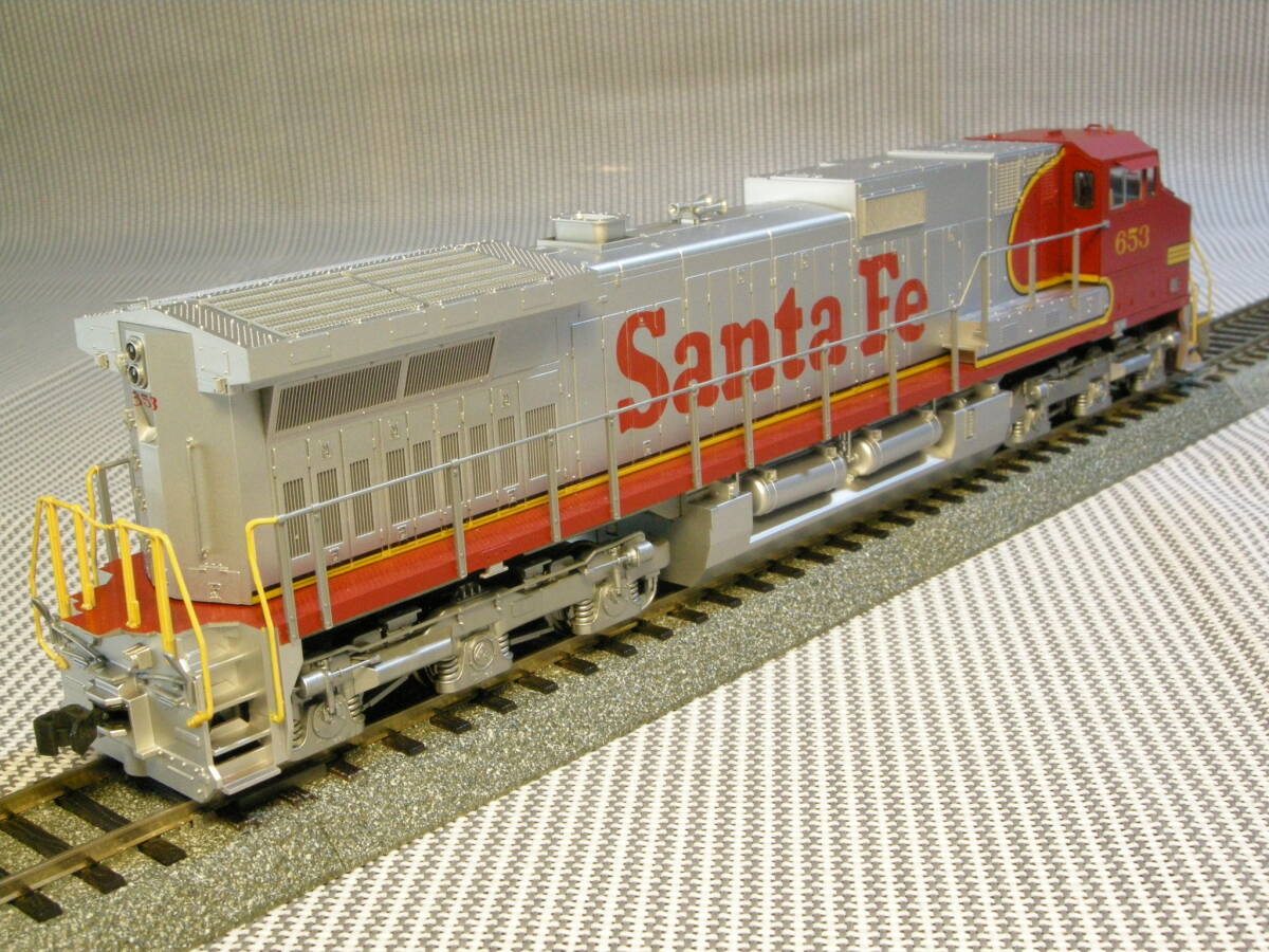 HO KATO カトー GE C44-9W Santa Fe #653 No.37-6156の画像4