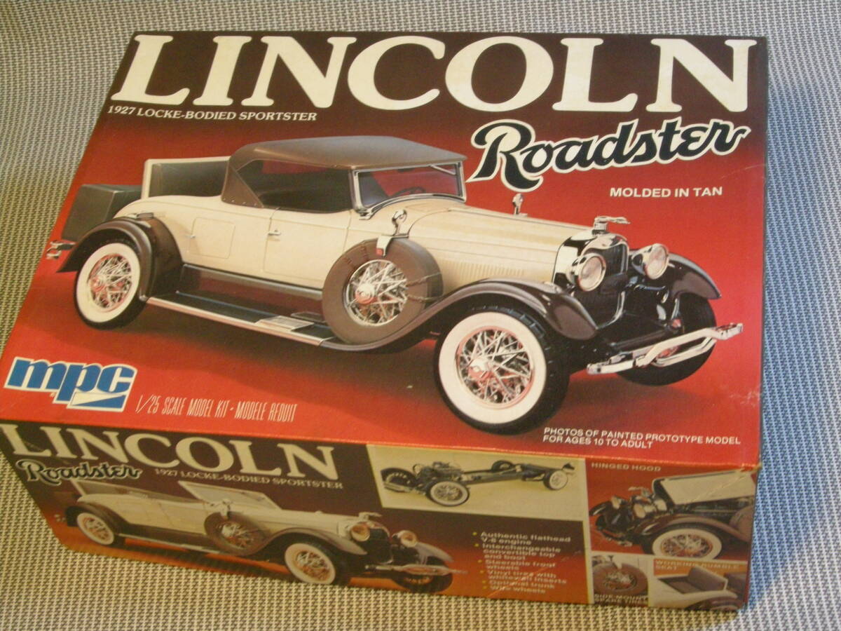 1/25 mpc 1927 LINCOLN Roadsterの画像1