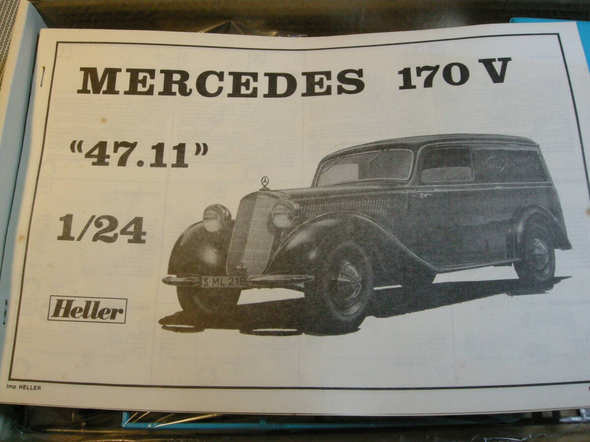 1/24 Heller Mercedes 170 V "47.11"　エレール メルセデス　170 V_画像6