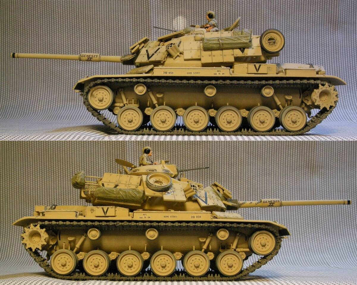 1/35 タミヤ U.S.MARINE M60A1 w/REACTIVE ARMOR 完成品の画像7