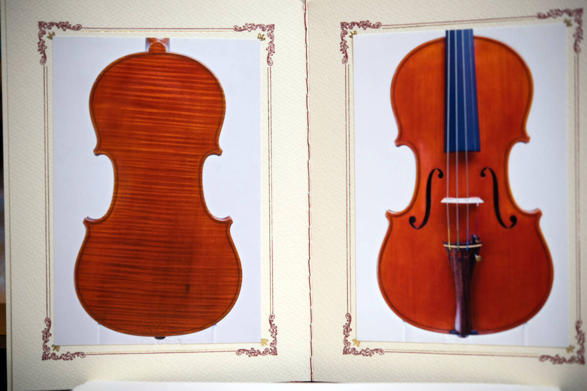 イタリアクレモア GiorgioGrisales工房Violin ケース付きの画像8
