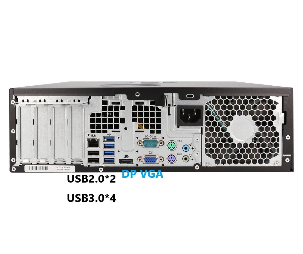 ■驚速 省スペース i7-2600K 3.4Gx8/8GB■新SSD:480GB Win10/Office2021 Pro/USB3.0/追加WIFI HP Compaq Elite 8300 SFF 8Bの画像3