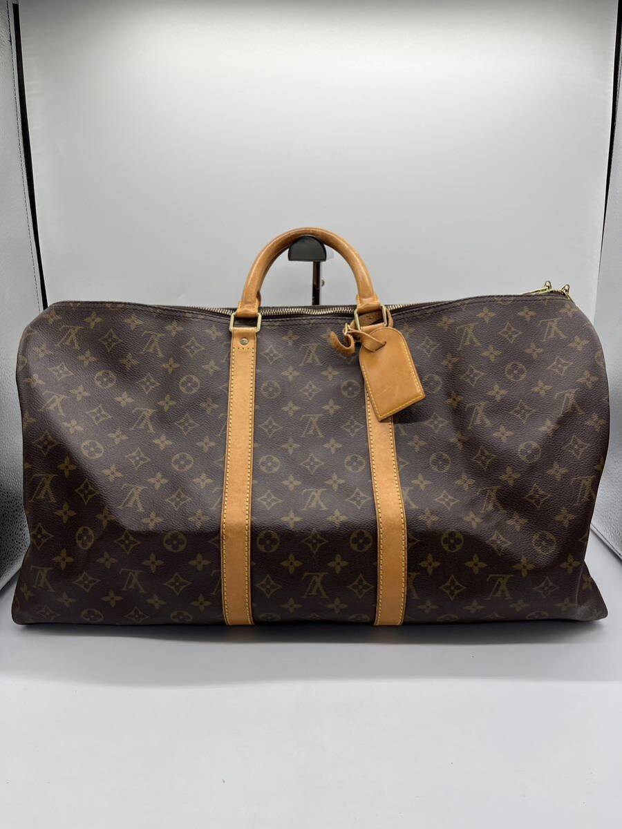 【1円〜】ルイ・ヴィトン LOUIS VUITTON キーポル55モノグラム ボストンバッグ の画像1