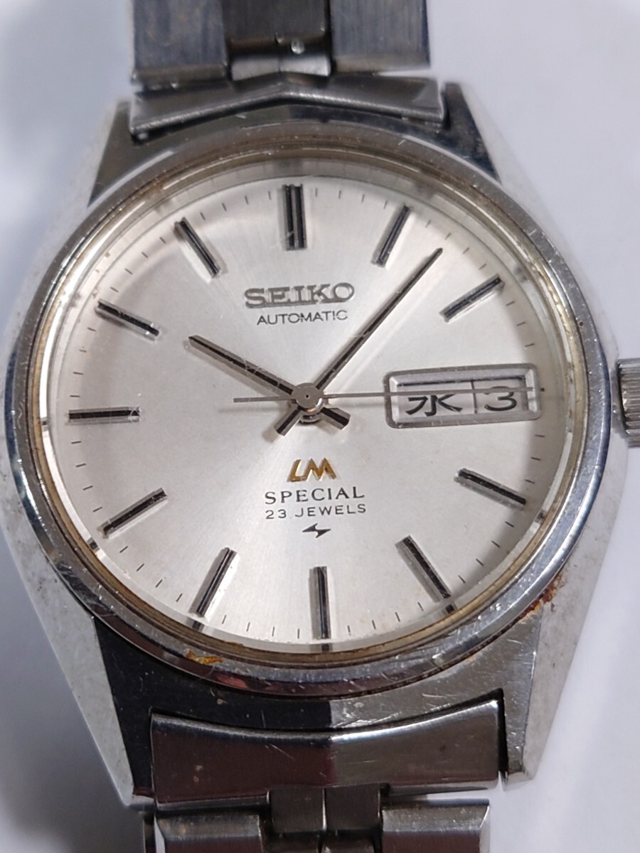 ジャンク☆ SEIKO　LM SPECIAL セイコー ロードマチック　スペシャル　自動巻き　デイデイト　5216-7080 ☆_画像2