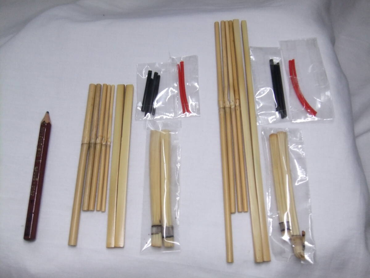 tanago rod, arrow bamboo, seal case .., cut . collection . material, ①