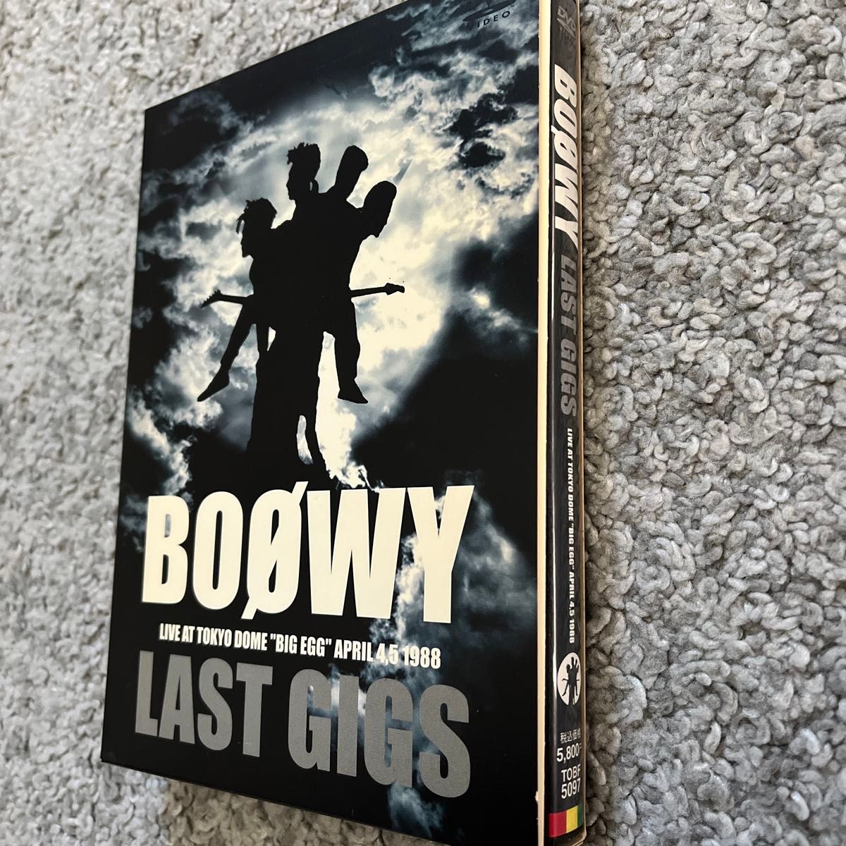 BOOWY LAST GIGS DVD LIVE AT TOKYO DOME APRIL4,5 1988ボウイ 氷室京介 布袋寅泰