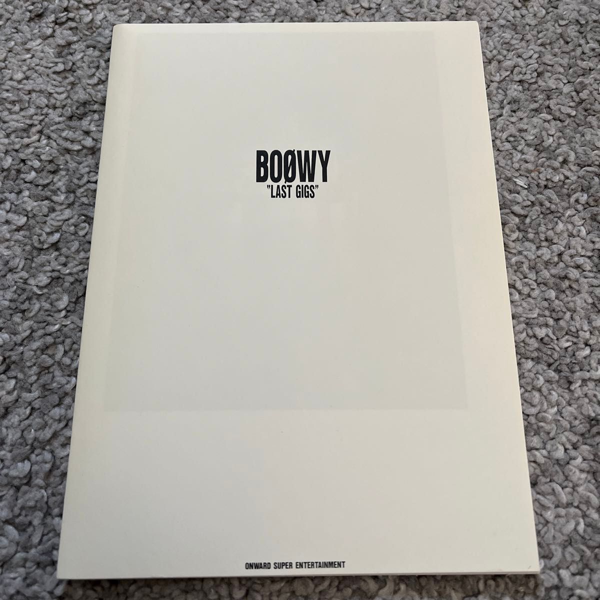 BOOWY LAST GIGS DVD LIVE AT TOKYO DOME APRIL4,5 1988ボウイ 氷室京介 布袋寅泰