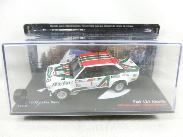 §ミニカー　デアゴスティーニ ラリーカーコレクション＃23　1/43　Fiat 131 Abarth 1979 　フィアット　アバルト　未開封_画像1