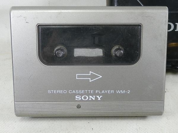 δSONY Walkman WM-2 ホルダー付き　ソニー　ウォークマン　カセットプレイヤー　ビンテージ　レトロ_画像3