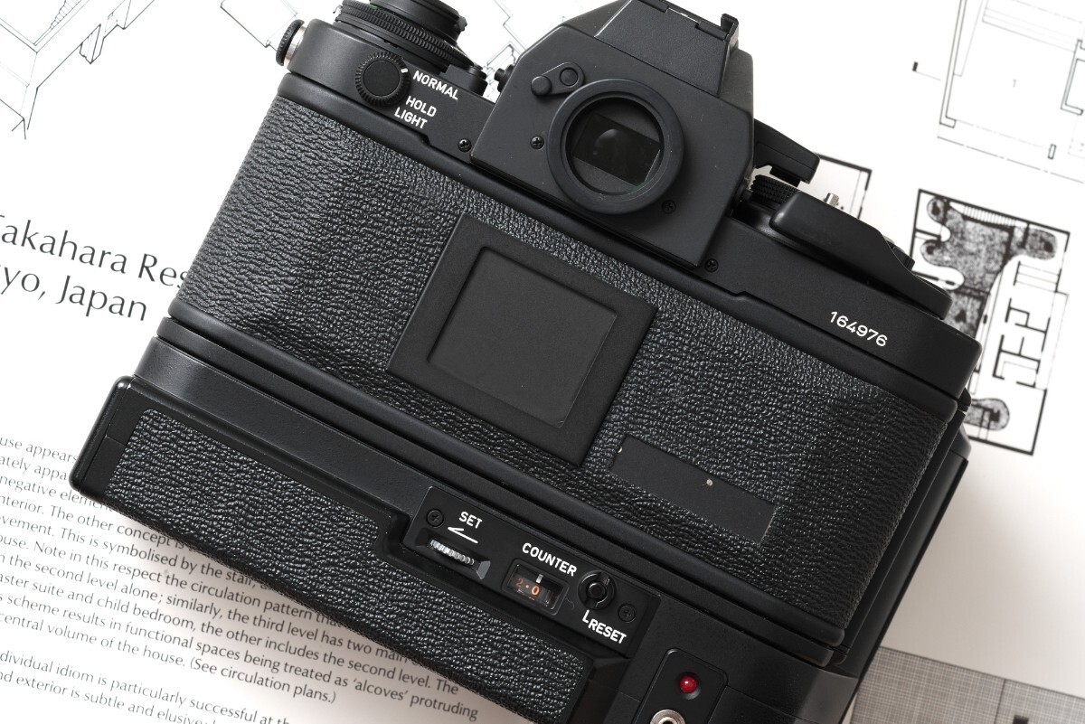 【新品同様・修理済】Canon キャノンF-1 AE モータードライブ すぐ使えます　フィルムカメラ　_画像5