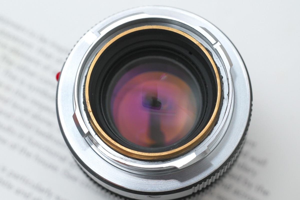 【新品同様】Leica SUMMILUX 50mm F1.4 ブラック 2nd 第2世代 Mマウント ライカ 標準 単焦点レンズ ズミルックス 大口径レンズ の画像5