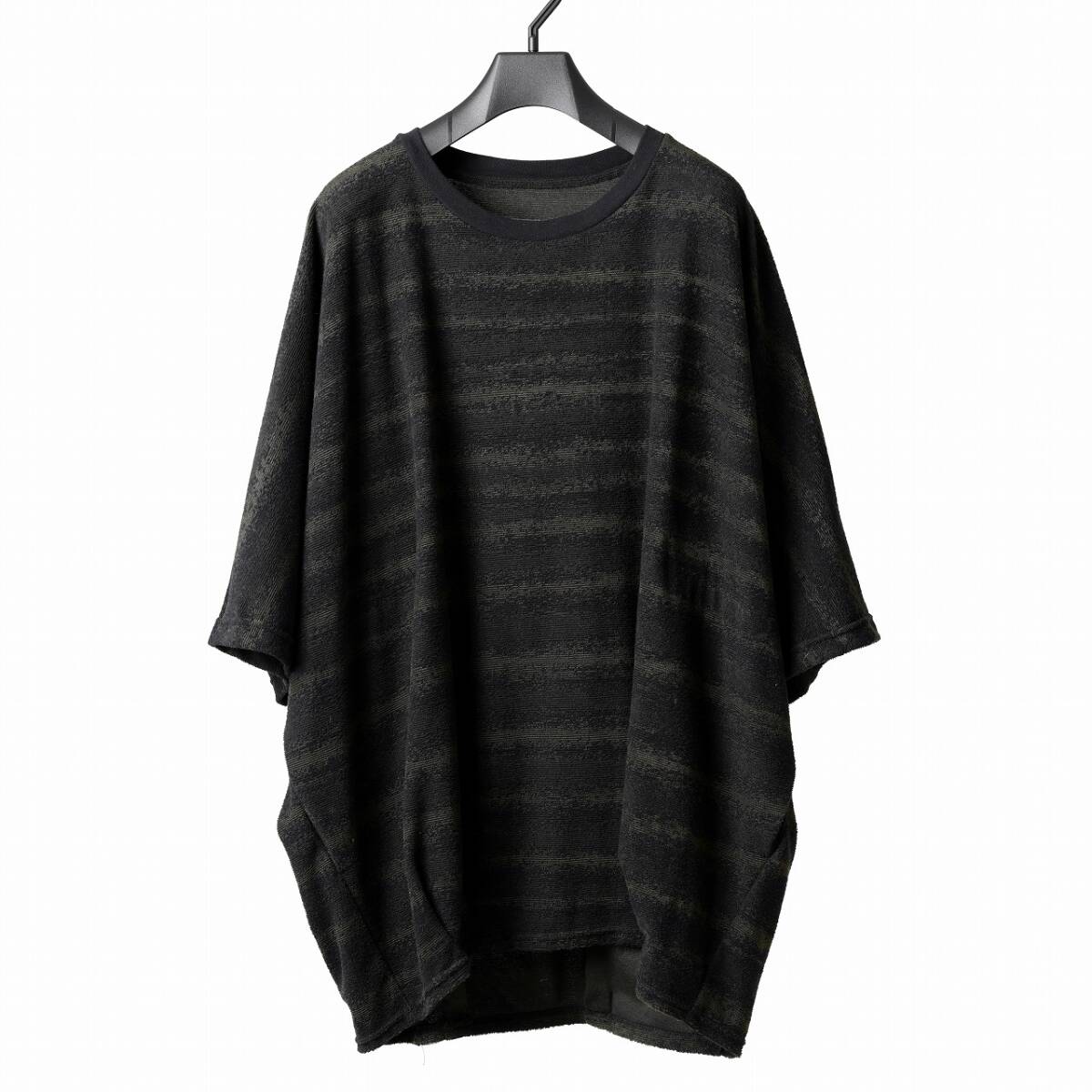 A.F ARTEFACT x LOOM exclusive dolman LOOSEY TOPS/3D-PILE JQ BORDER 定価17600円 エーエフアーティファクト N/07Rick Owens JULIUSの画像1