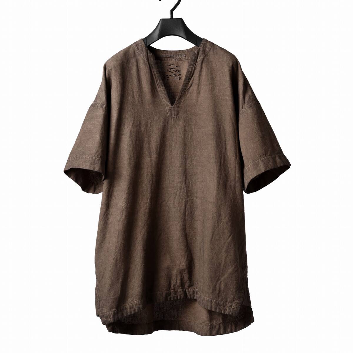 _vital exclusive minimal tunica tops/persimmon dyed linen 定価26400円 A.F ARTEFACT N/07 n07 Rick Owens JULIUS incarnationの画像1