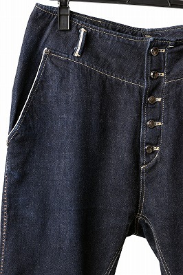 incarnation LONG DARTS SKINNY 12oz DENIM TROUSERS/ONE WASHED SELVEDGE 定価75600円 m.a+ ISAMU KATAYAMA BACKLASH N/07 DEVOA_画像4