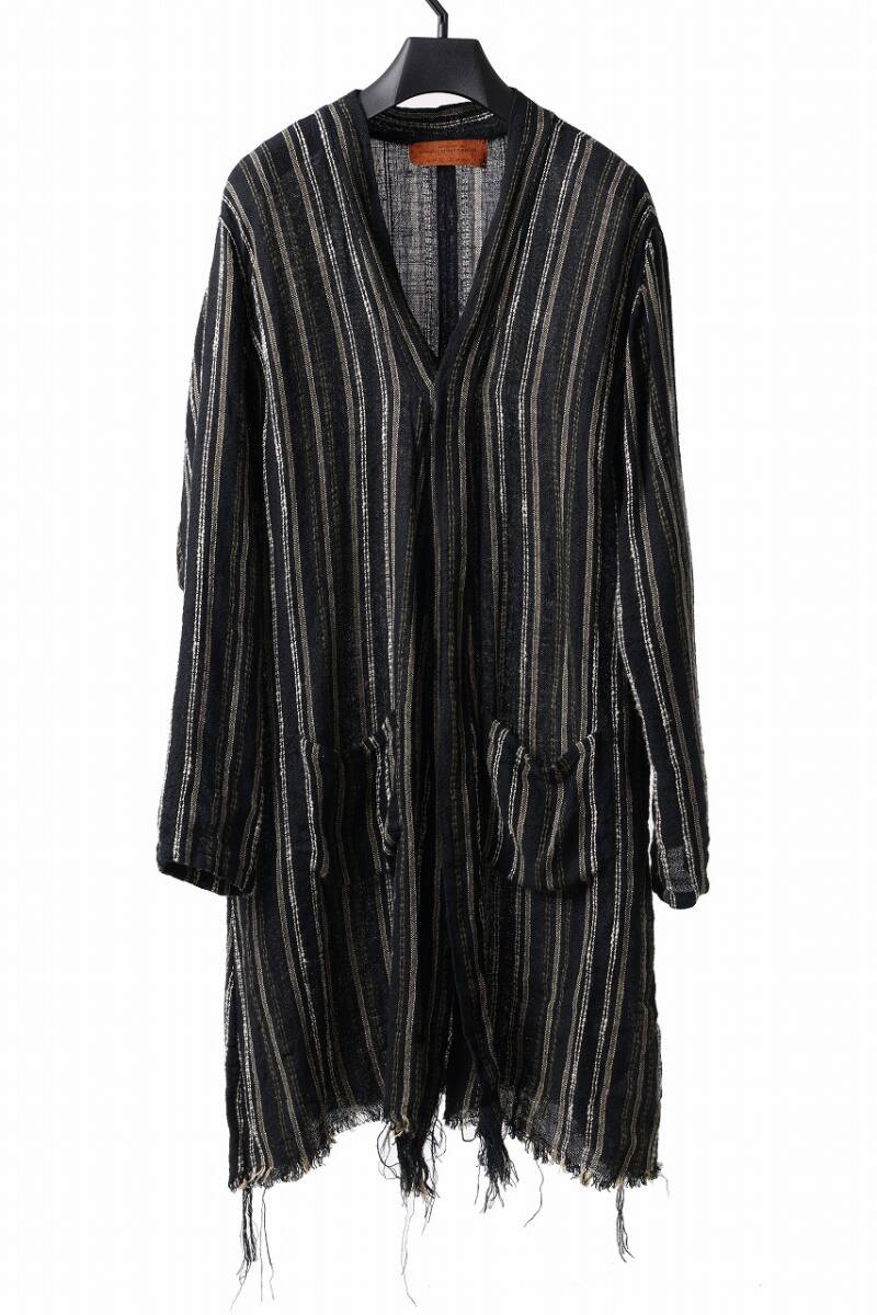 HORISAKI 限定生産 リネン cardigan ホリサキ 定価150000円 Andrew Driftwood Paul Harnden ZIGGY CHEN DEVOA ROGGYKEIの画像8