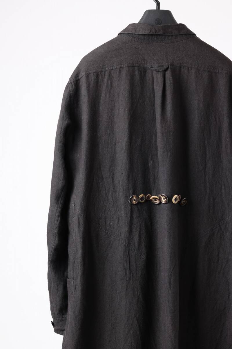 daska atelier long shirt coat / linen natural ダスカ 定価55000円 SOSNOVSKA Aleksandr Manamis A.F ARTEFACT ZIGGY CHEN_画像8