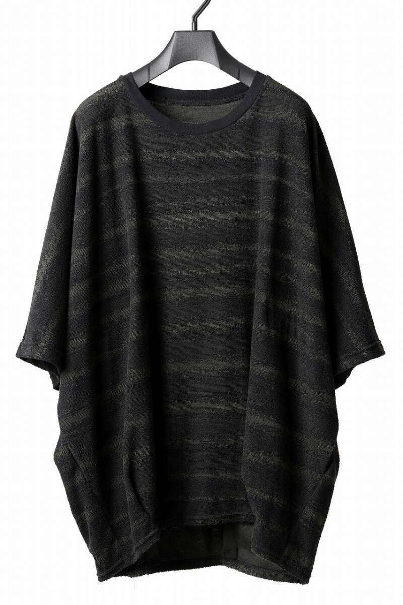 A.F ARTEFACT x LOOM exclusive dolman LOOSEY TOPS/3D-PILE JQ BORDER 定価17600円 エーエフアーティファクト N/07Rick Owens JULIUSの画像5