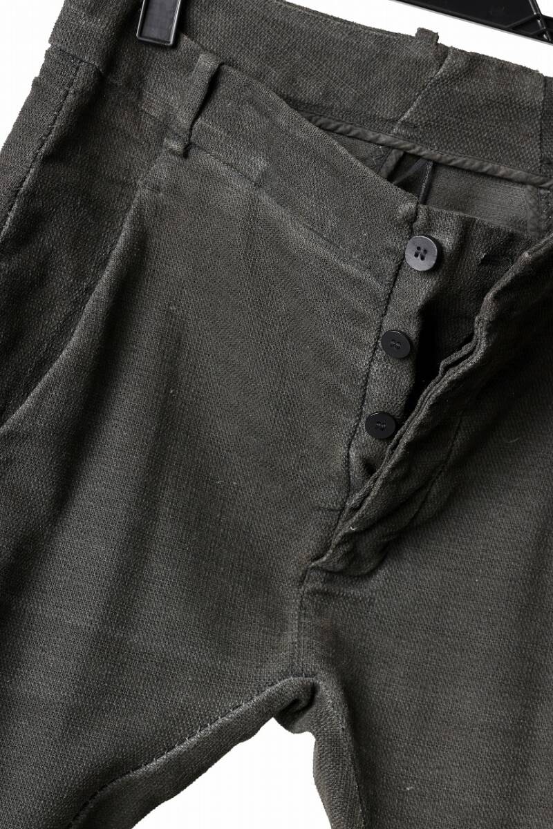 masnada SCAR STITCHED RAW EDGE SKINNY PANT/OBJECT DYED マスナダ 定価60060円 BORIS BIDJAN SABERI N/07 incarnation JULIUSの画像7