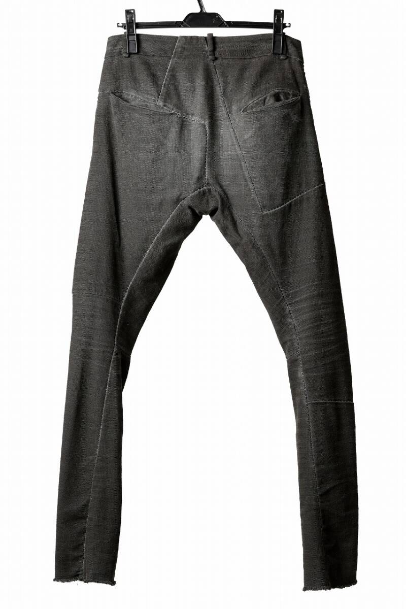 masnada SCAR STITCHED RAW EDGE SKINNY PANT/OBJECT DYED マスナダ 定価60060円 BORIS BIDJAN SABERI N/07 incarnation JULIUSの画像10