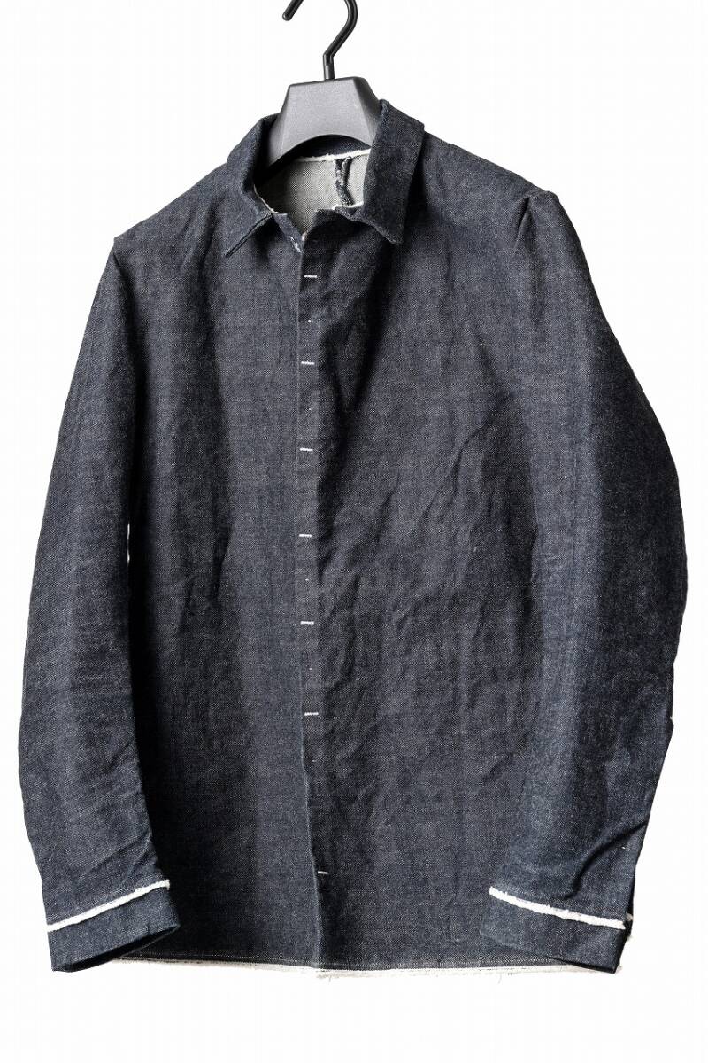 ierib SHIRT JACKET / JP HEAVY oz SELVEDGE DENIM 定価150000円 イエリブ incarnation m.a+ ISAMU KATAYAMA BACKLASH N/07 DEVOAの画像5