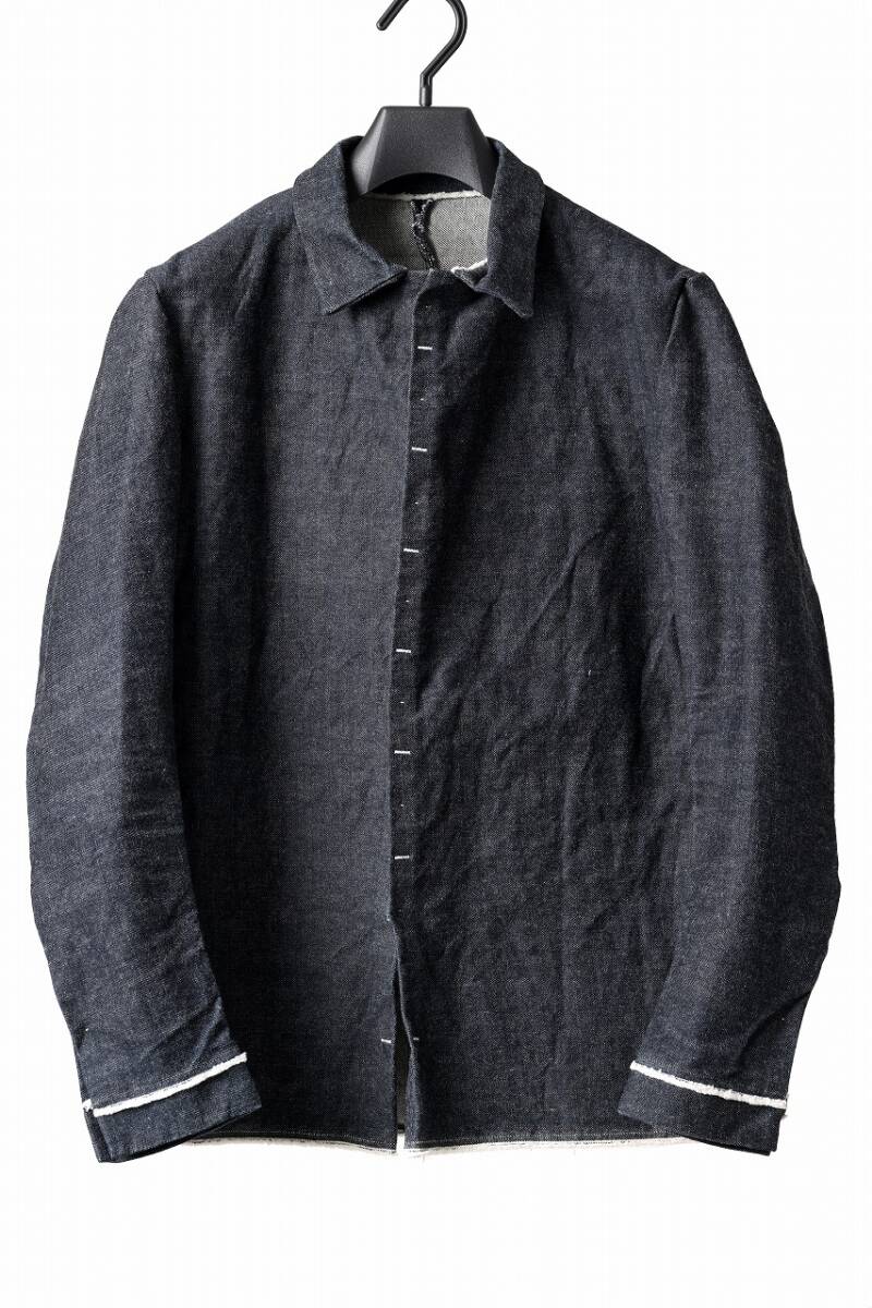 ierib SHIRT JACKET / JP HEAVY oz SELVEDGE DENIM 定価150000円 イエリブ incarnation m.a+ ISAMU KATAYAMA BACKLASH N/07 DEVOAの画像8