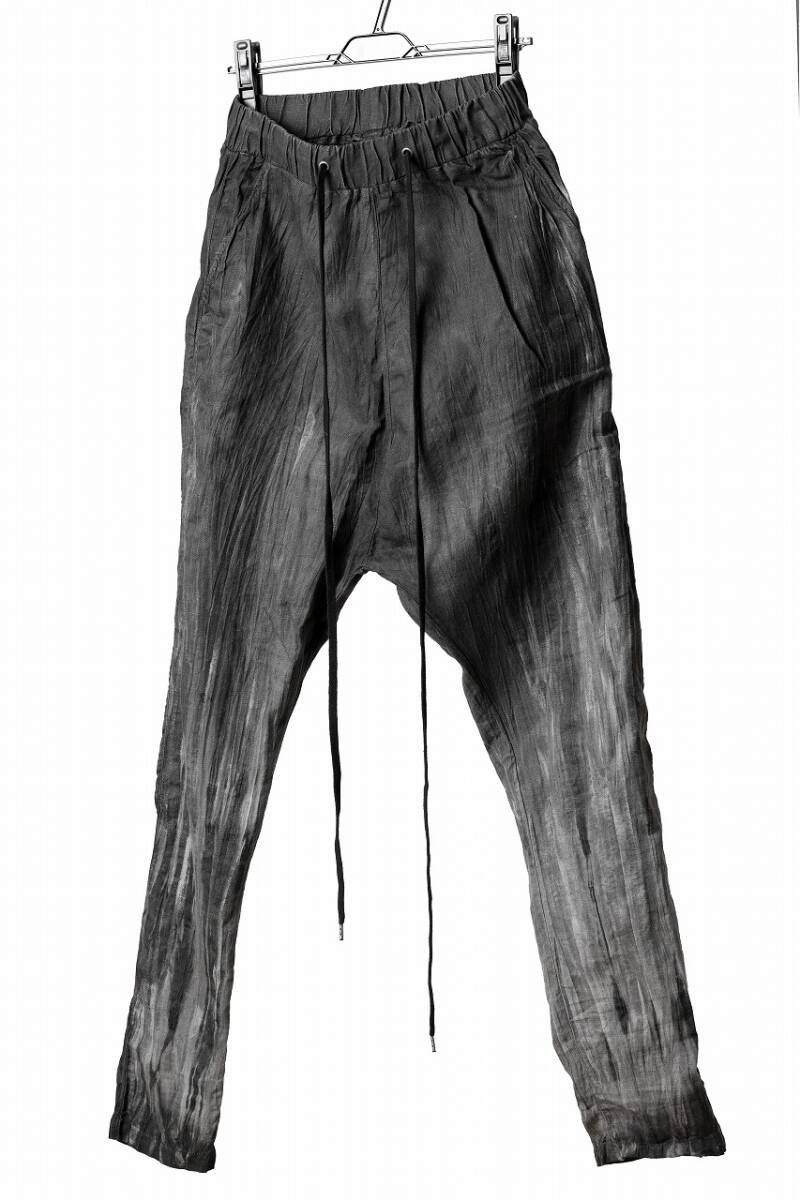 ARMY OF ME DROPPED CROTCH LINEN TROUSERS アーミーオブミー BORIS BIDJAN SABERI A.F ARTEFACT JULIUS ユリウス m.a+ incarnationの画像6