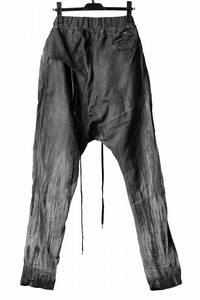 ARMY OF ME DROPPED CROTCH LINEN TROUSERS アーミーオブミー BORIS BIDJAN SABERI A.F ARTEFACT JULIUS ユリウス m.a+ incarnationの画像9