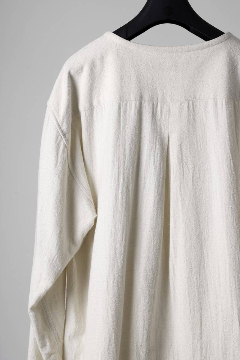 YUTA MATSUOKA round neck shirt/cotton silk nepviyella定価33000円 SOSNOVSKA Aleksandr Manamis Andrew Driftwood Paul Harnden_画像7