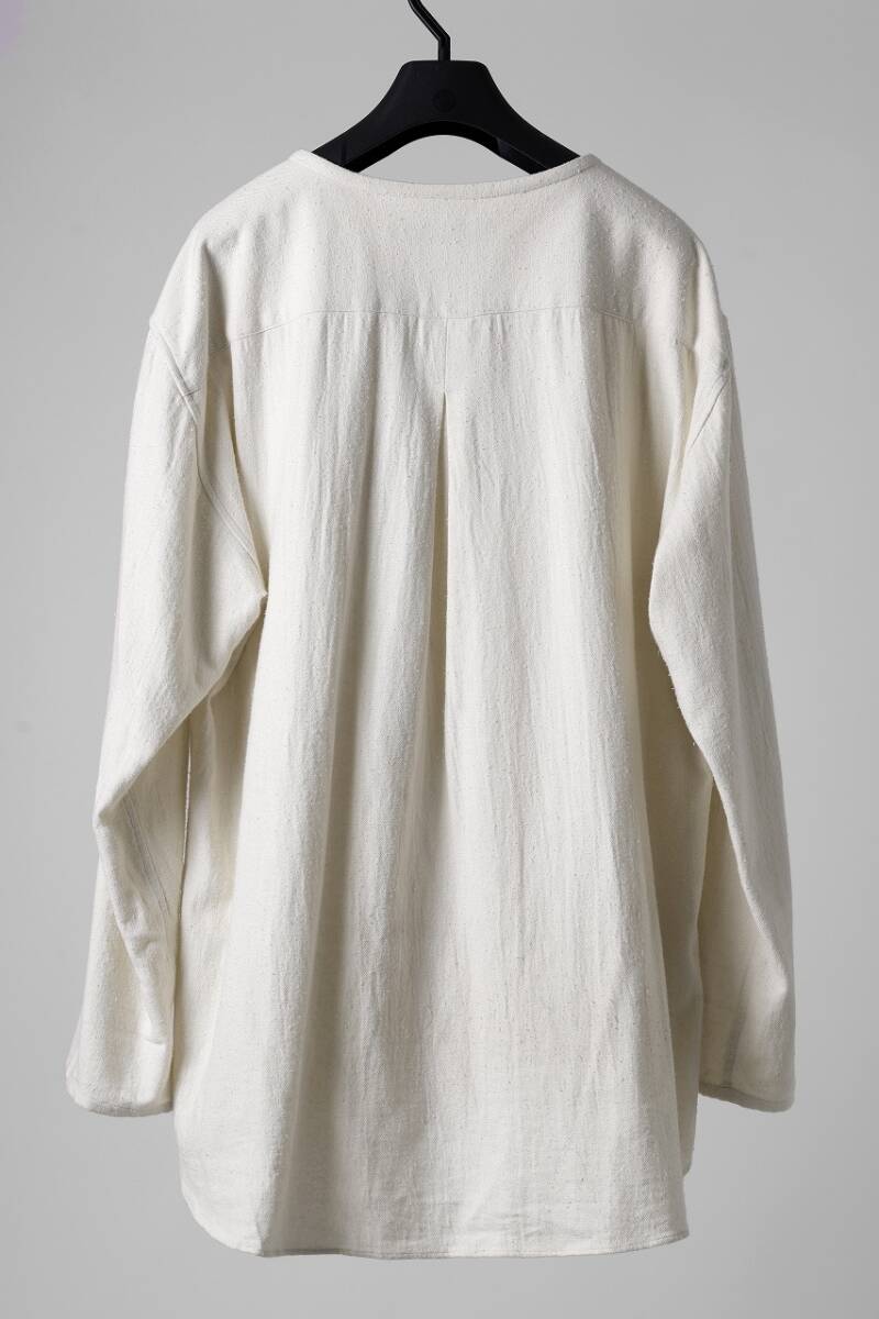 YUTA MATSUOKA round neck shirt/cotton silk nepviyella定価33000円 SOSNOVSKA Aleksandr Manamis Andrew Driftwood Paul Harndenの画像9