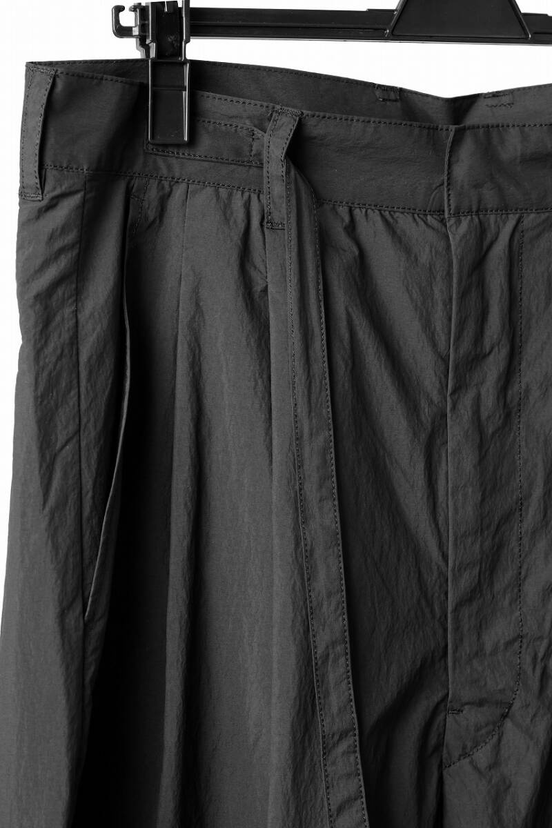 D-VEC WIDE FLARED SHORTS / W WATER REPELLENT NYLON TAFFETA 定価31900円 DAIWA ALMOSTBLACK A.F ARTEFACT アクロニウム ACRONYMの画像5