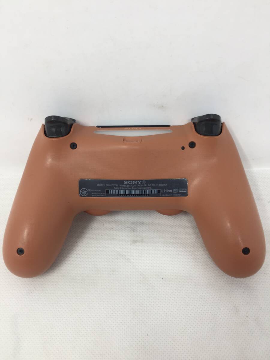 FY-266 動作品 PS4 コントローラー デュアルショック4 CUH-ZCT2J 純正 カッパー 限定カラー_画像2