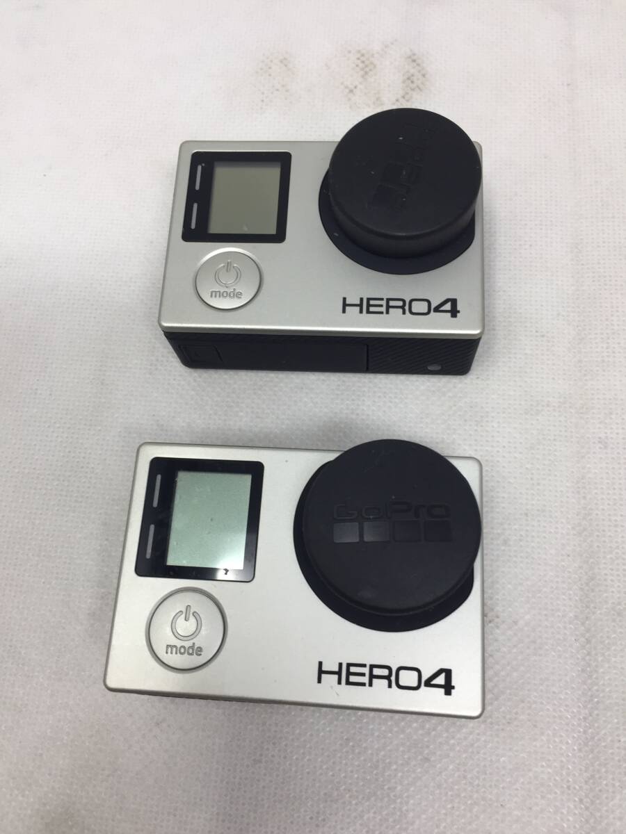 FY-632 通電品 まとめ売り 4個セット GoPro HERO4 Silver ゴープロヒーロー４ シルバー ウェアラブルカメラの画像2