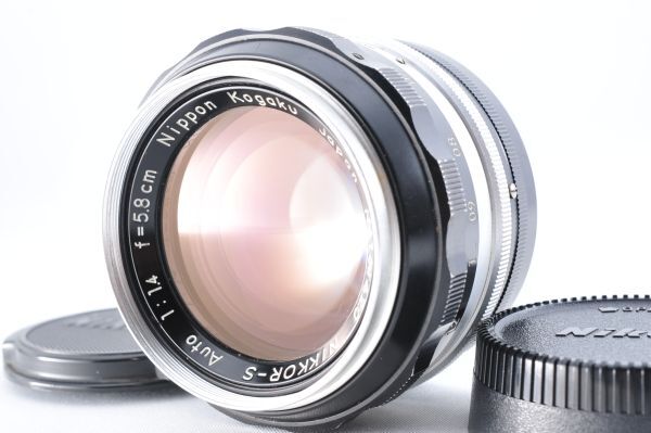 3070R648 ニコン Nikon NIKKOR-S Auto f1.4 58mm PAT PEND MF Lens [動作確認済]の画像1