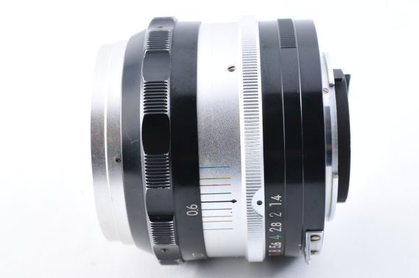 3070R648 ニコン Nikon NIKKOR-S Auto f1.4 58mm PAT PEND MF Lens [動作確認済]の画像6