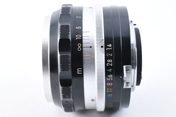 3070R648 ニコン Nikon NIKKOR-S Auto f1.4 58mm PAT PEND MF Lens [動作確認済]の画像7