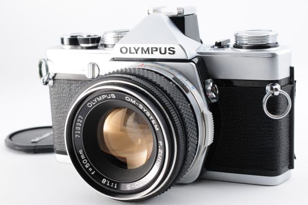 3100R664 オリンパス Olympus OM-1 Silver F.ZUIKO AUTO-S 50mm f1.8 一眼レフ フィルムカメラ [動作確認済]の画像1