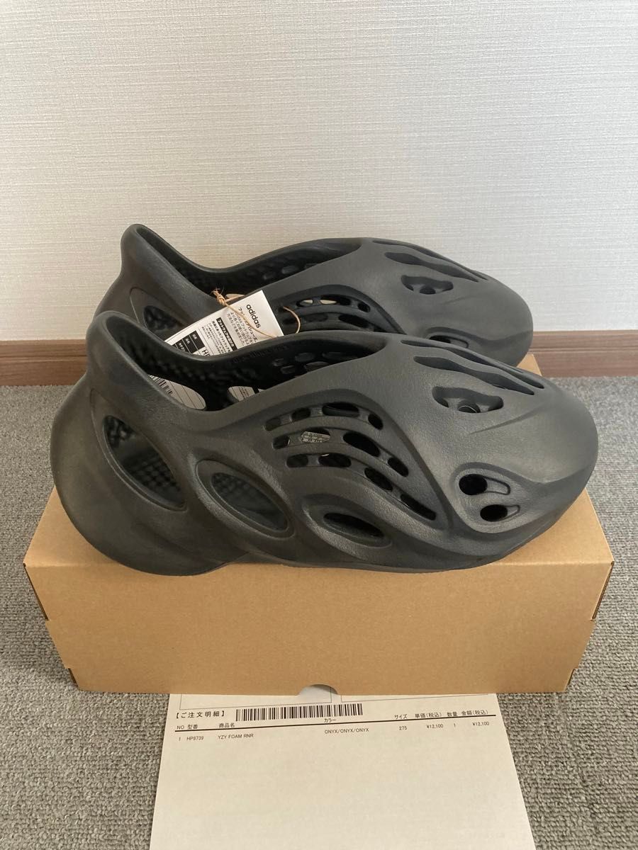 【新品】adidas YEEZY Foam Runner Onyx 27.5cm アディダス 