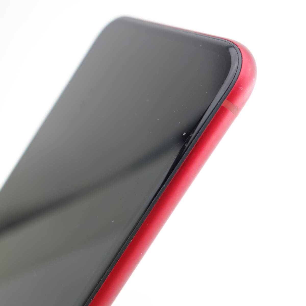 【ジャンク】iPhoneXR 64GB レッド au版SIMロック解除品 両面割れ 部品取り用の画像6